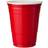 Studyshop Plastic Cups Red 500-pack