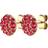 Dyrberg/Kern Blais Earrings - Gold/Red