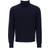 Ami Paris Tonal De Coeur Turtleneck Sweater - Blue