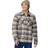 Patagonia Men's Insulated Organic Cotton MW Fjord Flannel Shirt, XL, Ice Caps: Smolder Blue