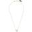 Marc Jacobs The Medallion Pendant Necklace - Gold/Transparent