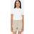 Dickies Women's Tallasee Short Sleeve Cropped Polo Shirt - White