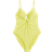 H&M High Leg Swimsuit - Yellow