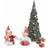 Klarborg Kamille & Loui med juletræ & gaver Multifarvet Julepynt 16.5cm 2stk