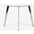 Montana Furniture JW120 White Silk Laminate Spisebord 120cm