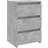 vidaXL Bed Cabinet Concrete Grey Sengebord 35x40cm