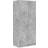 vidaXL 800625 Concrete Grey Garderobeskab 80x180cm