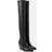 Paris Texas faux leather over-the-knee boots black