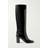 Saint Laurent Who leather knee-high boots black