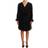 Dolce & Gabbana Black Mesh Pleated Mini Silk Stretch Dress IT38