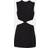 Valentino CREPE COUTURE SHORT DRESS Wo BLACK