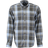 Salt Mens flannel shirt modern fit Blå