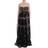 Dolce & Gabbana Masterpiece black floral print silk runway dress IT42