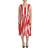 Dolce & Gabbana White Red Stretch Shift A-line Gown Dress IT40
