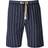 White sand kevin blue striped bermuda shorts