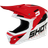 Shot Furious Chase Motocross Helmet, white-red, 2XL, white-red Adult
