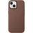 Woodcessories iPhone 15 Bio Leather Case MagSafe Kompatibel Brun