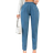Shein Women's High Waist Elasticity Denim Jeans - Blue