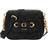Guess Izzy Peony Tri Compartment Flap Bag - Black