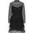 Y.A.S Alberta LS New Lace Dress - Black