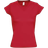 Sols Women's Tailored V-Neck T-shirt - Classic Red