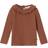 Lil'Atelier Thora Long Sleeve Blouse - Carob Brown
