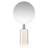 Notino Beauty Electro Collection Round LED Make-up mirror with a stand cosmetic mirror with LED lights