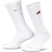 Nike Everyday Plus Cushioned Crew Socks - White/Black