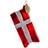 Brink Nordic Flag Red/White Juletræspynt 7cm
