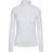Pieces Roller Collar Embroidered Knitted Top - Bright White