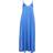 Selected Satin Maxi Dress - Nebulas Blue