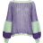 Noella Liana Knit Sweater - Lilac/Sage