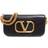 Valentino Garavani V Logo Small Shoulder Bag - Black