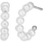 ByBiehl Mini Hoops Earrings - Silver/Pearls