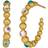 ByBiehl Pebbles Colors Hoops - Gold/Multicolour