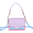 Noella Blanca Multi Compartment Bag - Light Pink/Light Blue/Purple