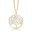 Støvring Design Tree Of Life Necklace - Gold/Transparent