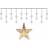 Star Trading Curtain Transparent Lyskæde 20 Pærer