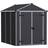 Canopia by Palram Rubicon 6x8 Dark Grey Plastic Shed (Areal 4.2 m²)