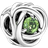 Pandora August Spring Eternity Circle Charm - Silver/Green