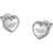 Guess Earrings Fine Heart - Silver/Transparent