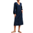 Shein Anewsta Hollow Out Embroidery Blue Loose A-Line Simple Vacation Dress