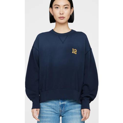 Anine Bing Rod Logo Cotton-Blend Jersey Sweatshirt • Pris