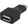Deltaco USB C - USB A 2.0 Adapter M-F