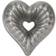 Nordic Ware Elegant Heart Bundt Bageform 27.94 cm 2.4 L