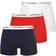 Calvin Klein Cotton Stretch Trunks 3-pack - White/Red Ginger/Pyro Blue