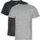 Minymo Basic T-shirt 2-Pack - Anthracite Black (3932-193)