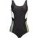 Lykke R Swimsuit - Black/Green/White