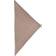 Lala Berlin Tørklæde Triangle Solid Logo Scarf M - Stradivari/Darkbrown Melange