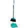 Leifheit Sweeper Set with Handle and Open Dust Pan